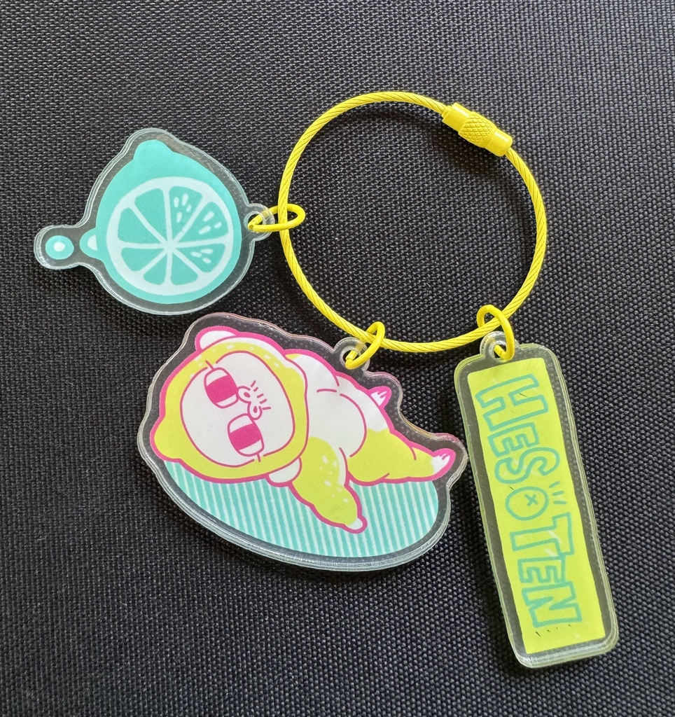 🦍ゴリレモン🍋3連アクリルキーホルダー
