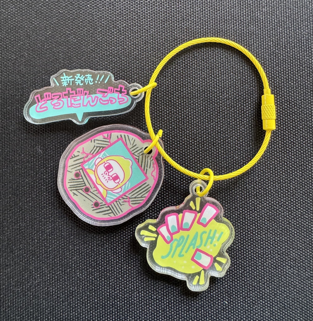 🦍ゴリレモン🍋3連アクリルキーホルダー