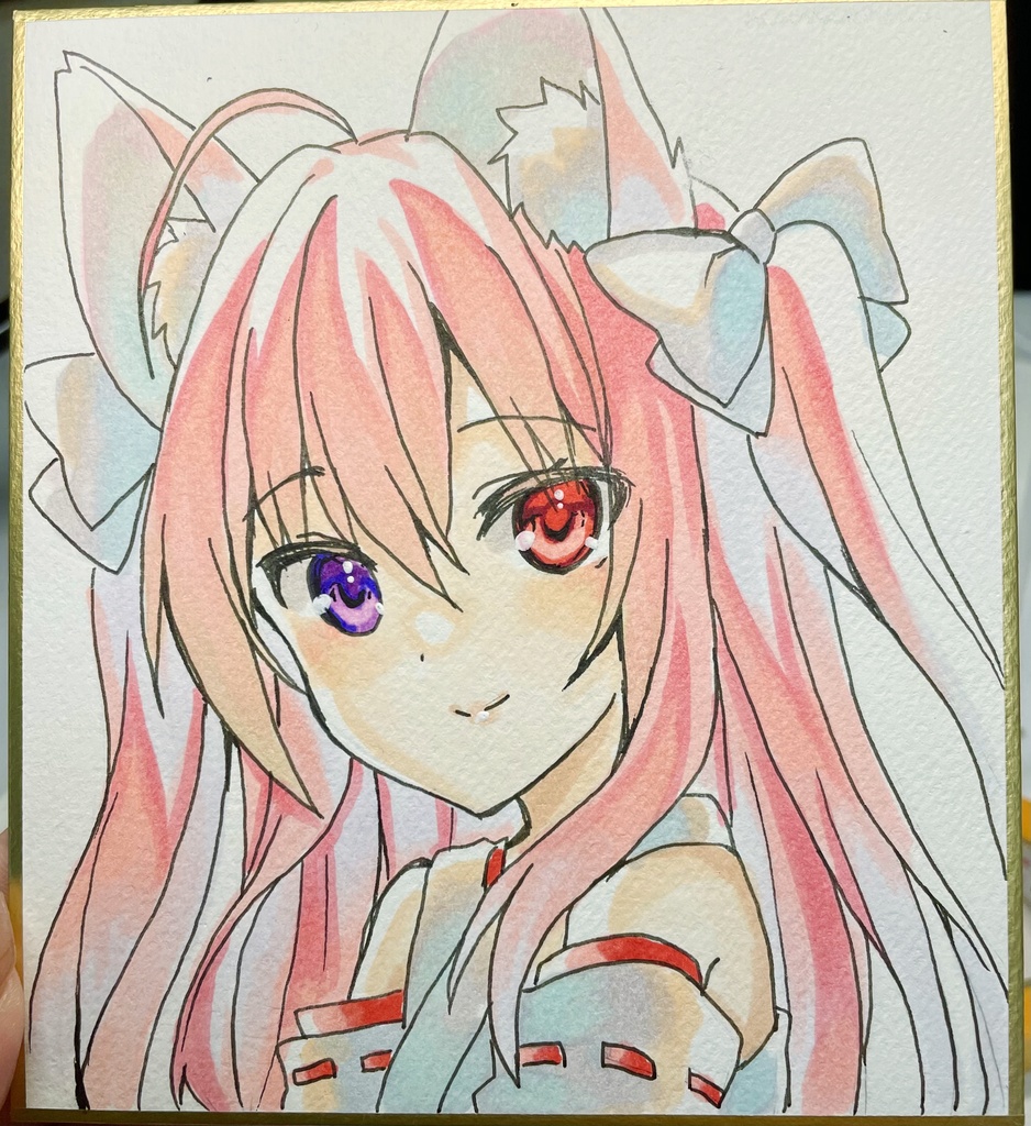 【手描き色紙】美桜ちゃん