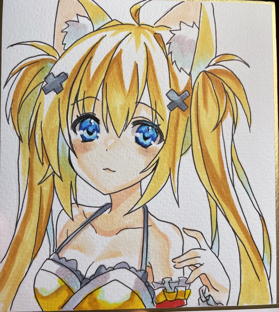 【手描き色紙】日葵ちゃん
