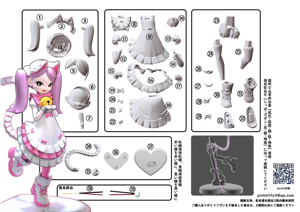 『ギジンデバイス』『黒猫』&『白猫』1/7