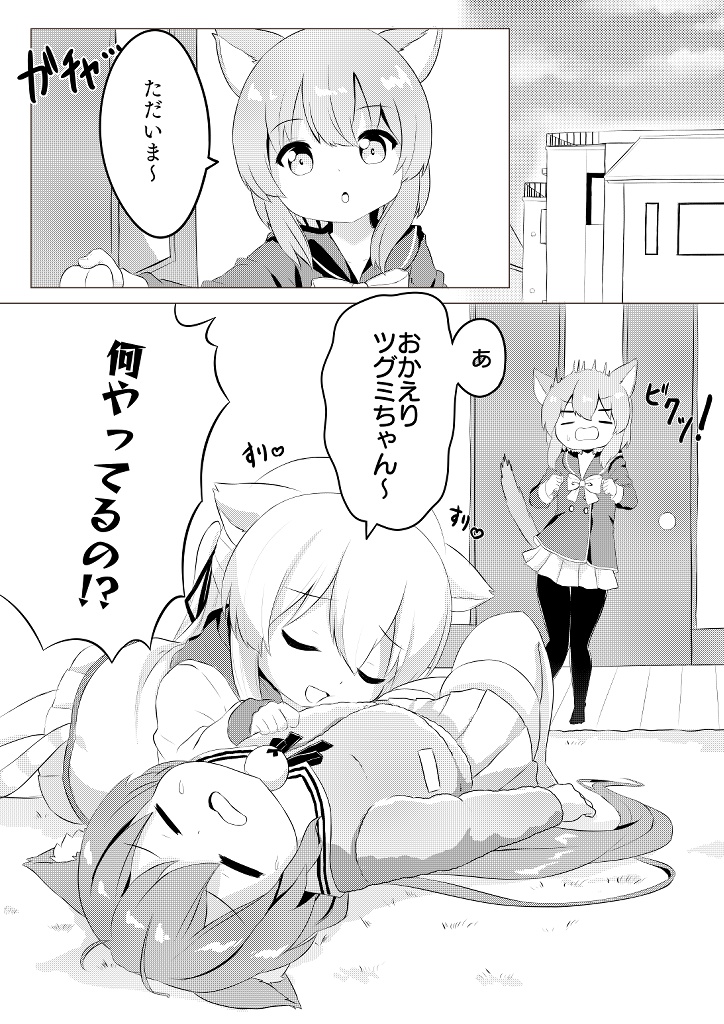 仲良しにゃんにゃんはお昼寝がしたい!!