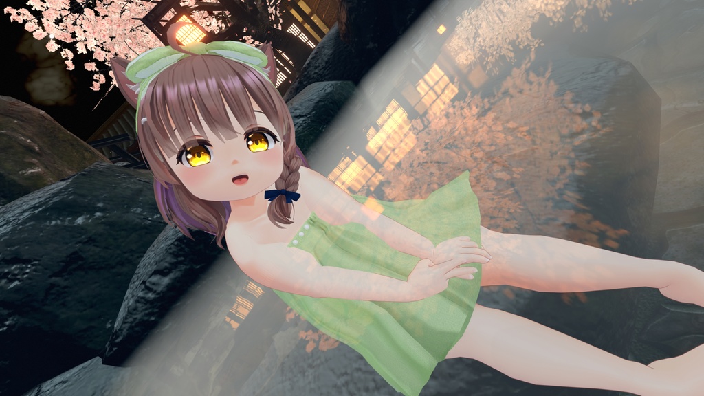 【めりあ専用衣装】湯上りバスタオル【ver1.1更新】