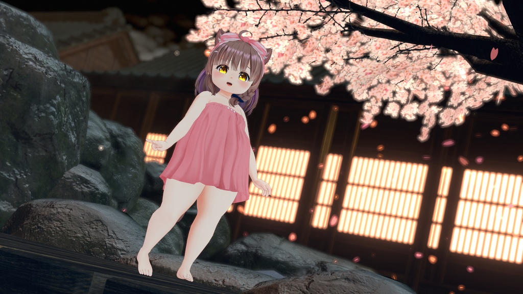 【めりあ専用衣装】湯上りバスタオル【ver1.1更新】