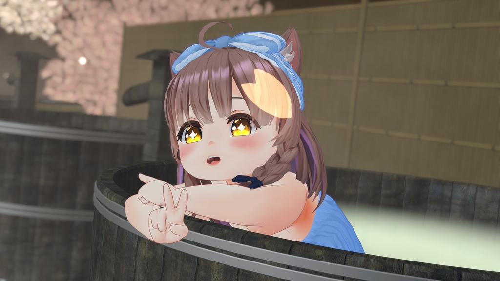 【めりあ専用衣装】湯上りバスタオル【ver1.1更新】