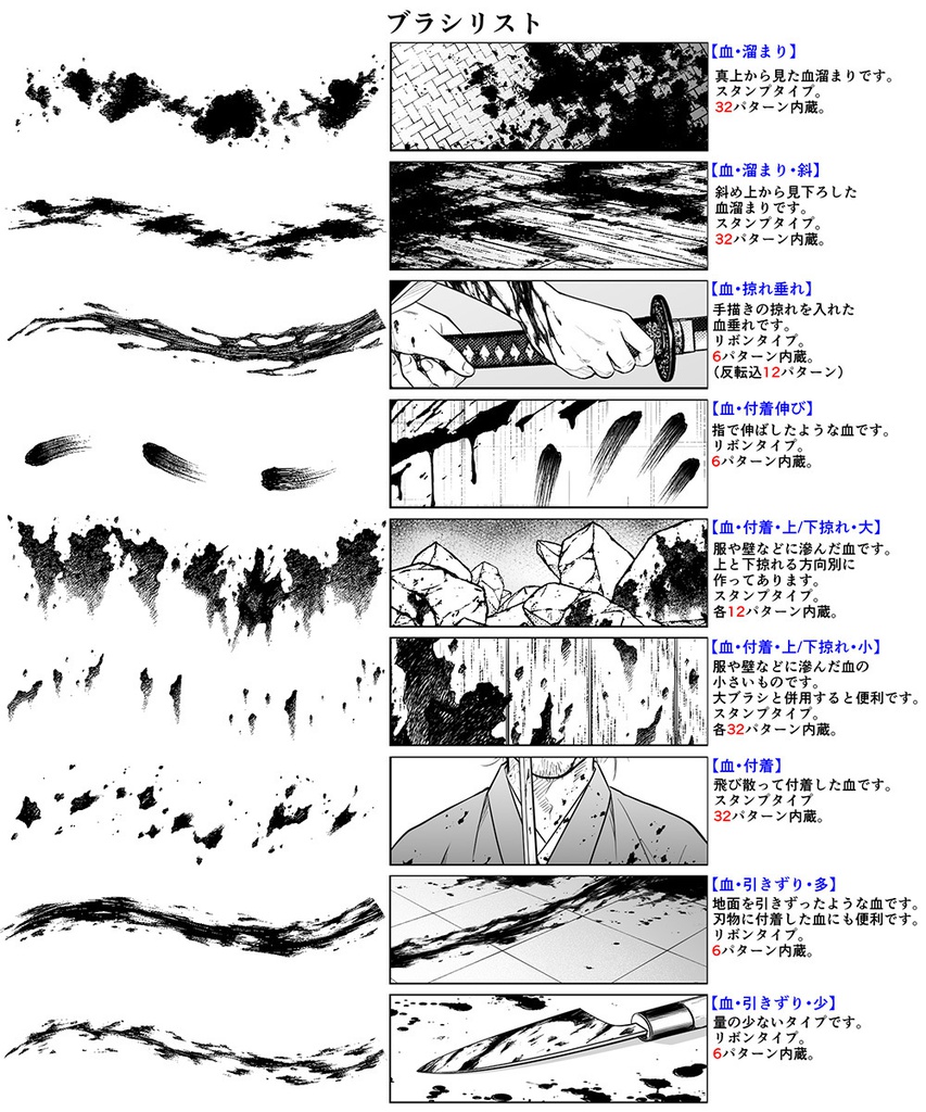 血ブラシセットNo.6