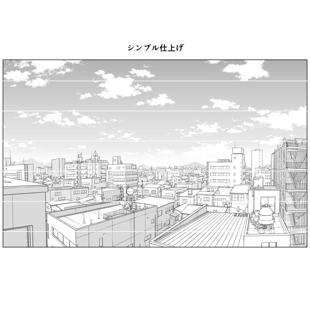 仕上済み背景No.15~20セット