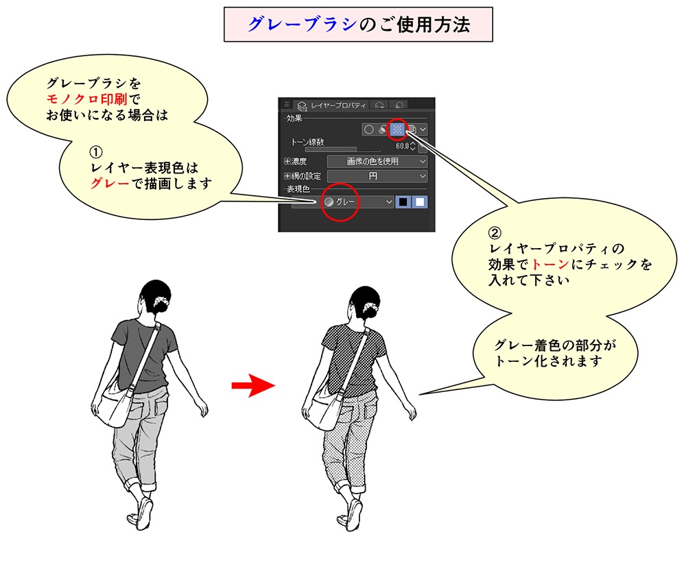春夏フカン・遠景モブブラシ
