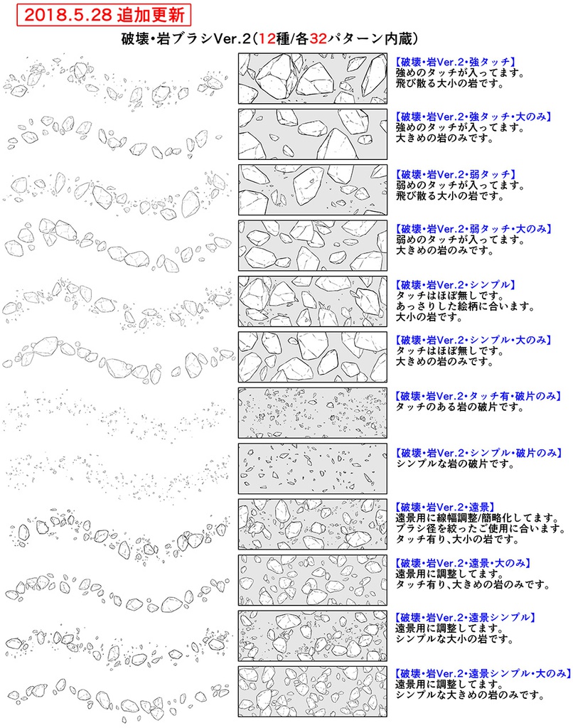 破壊ブラシ・セット【18.5.28更新】
