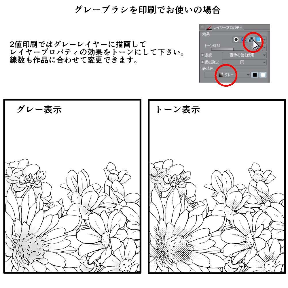 花ブラシセットNo.1