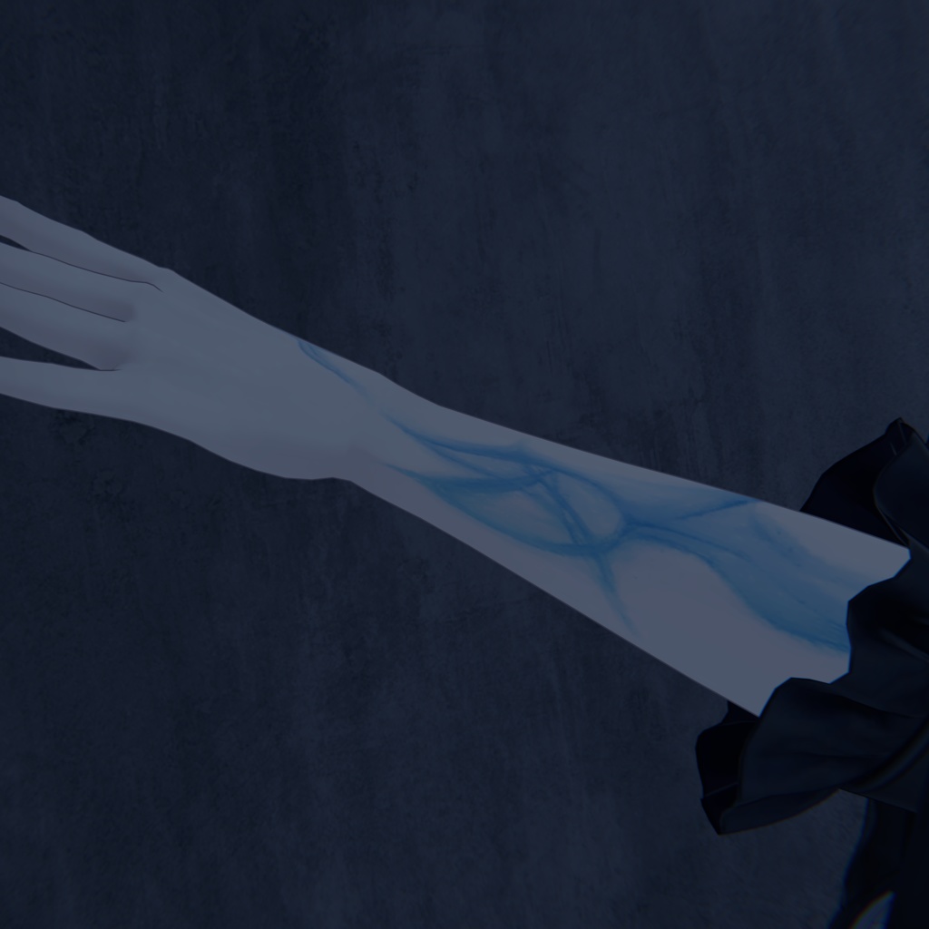 【雫峰-Shizune-】少年 メイク&タトゥーテクスチャ|単品・セット対応【VRchat】