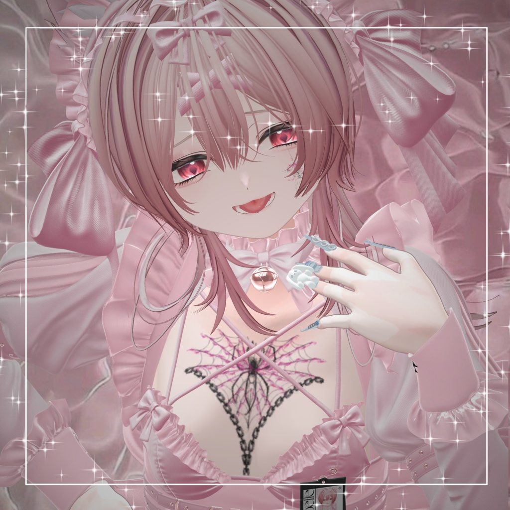 【透過PNG】 tattoo texture - Arachne -【デカール化可能】