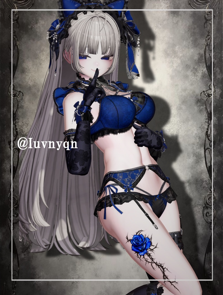 【透過PNG】Tattoo Texture - Abyssal Canvas. - 【デカール化可能】