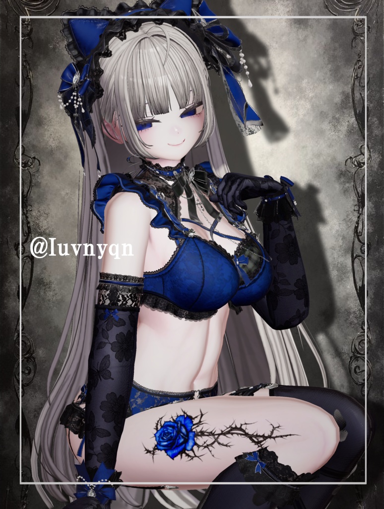 【透過PNG】Tattoo Texture - Abyssal Canvas. - 【デカール化可能】