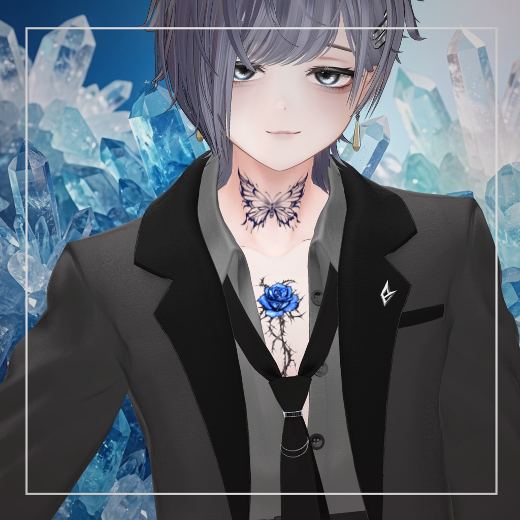 【透過PNG】Tattoo Texture - Abyssal Canvas. - 【デカール化可能】