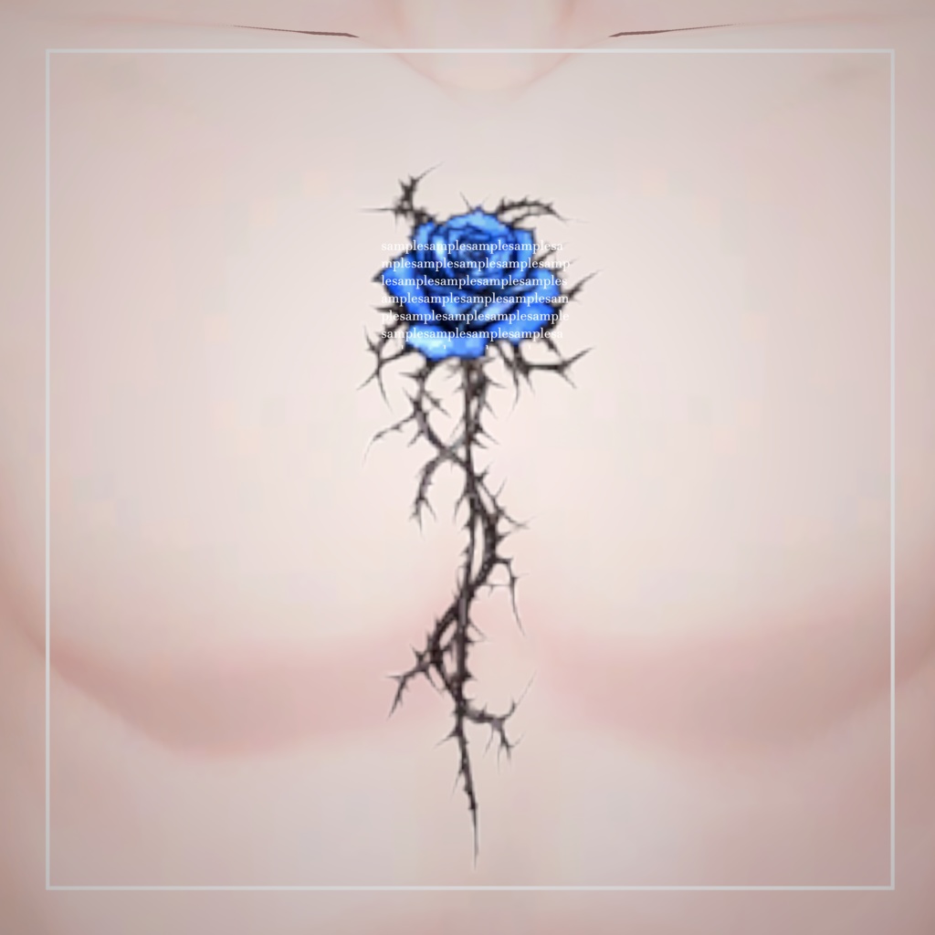 【透過PNG】Tattoo Texture - Abyssal Canvas. - 【デカール化可能】