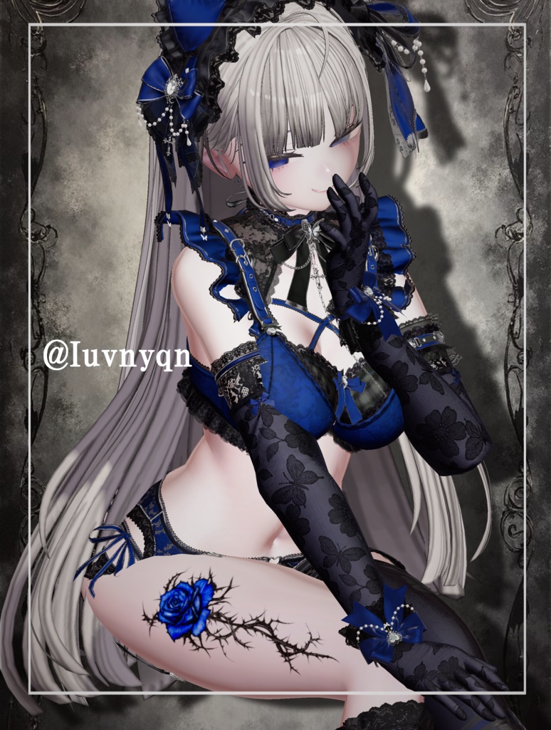 【透過PNG】Tattoo Texture - Abyssal Canvas. - 【デカール化可能】