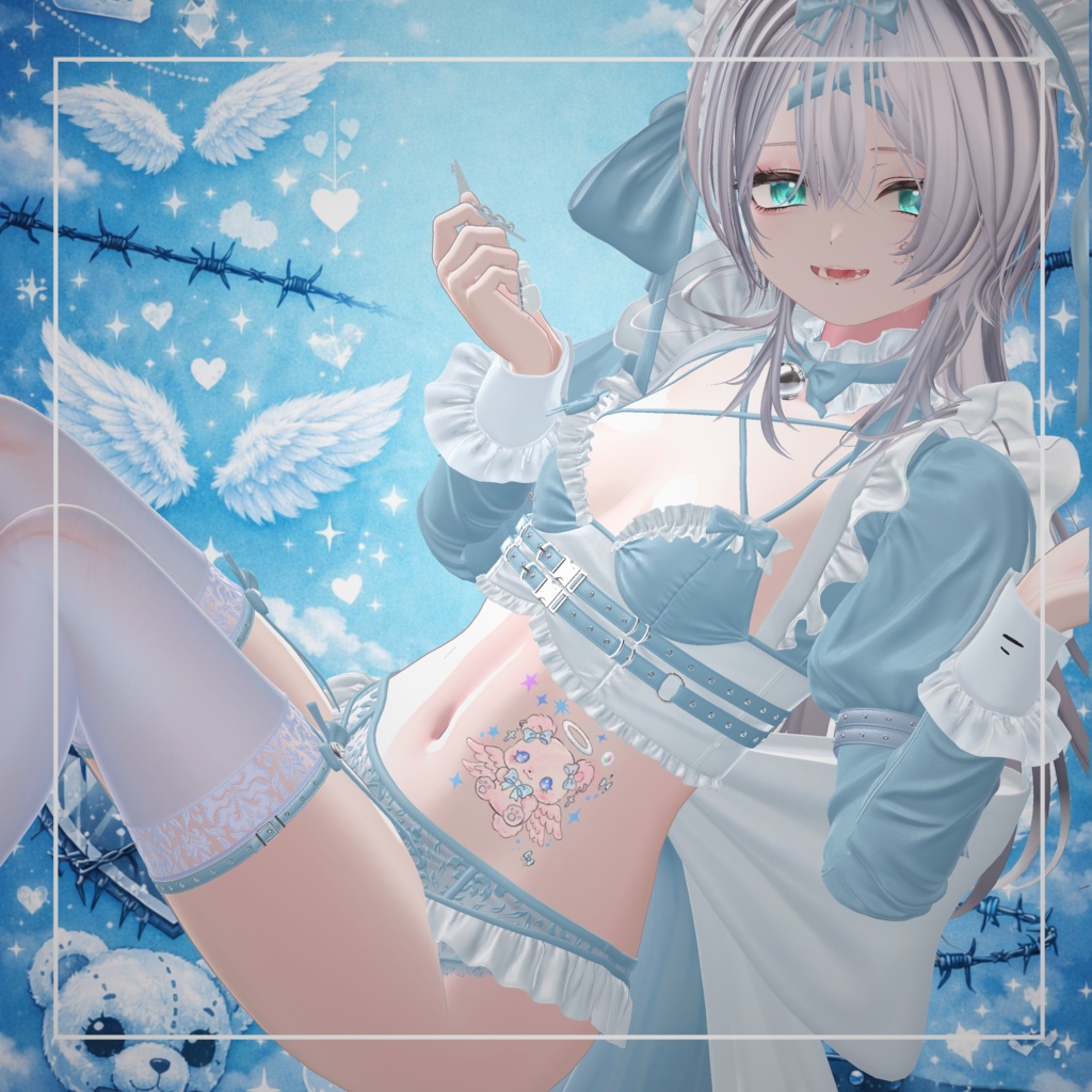 【透過PNG】tattoo texture - PonPonPain - 【デカール化可能】