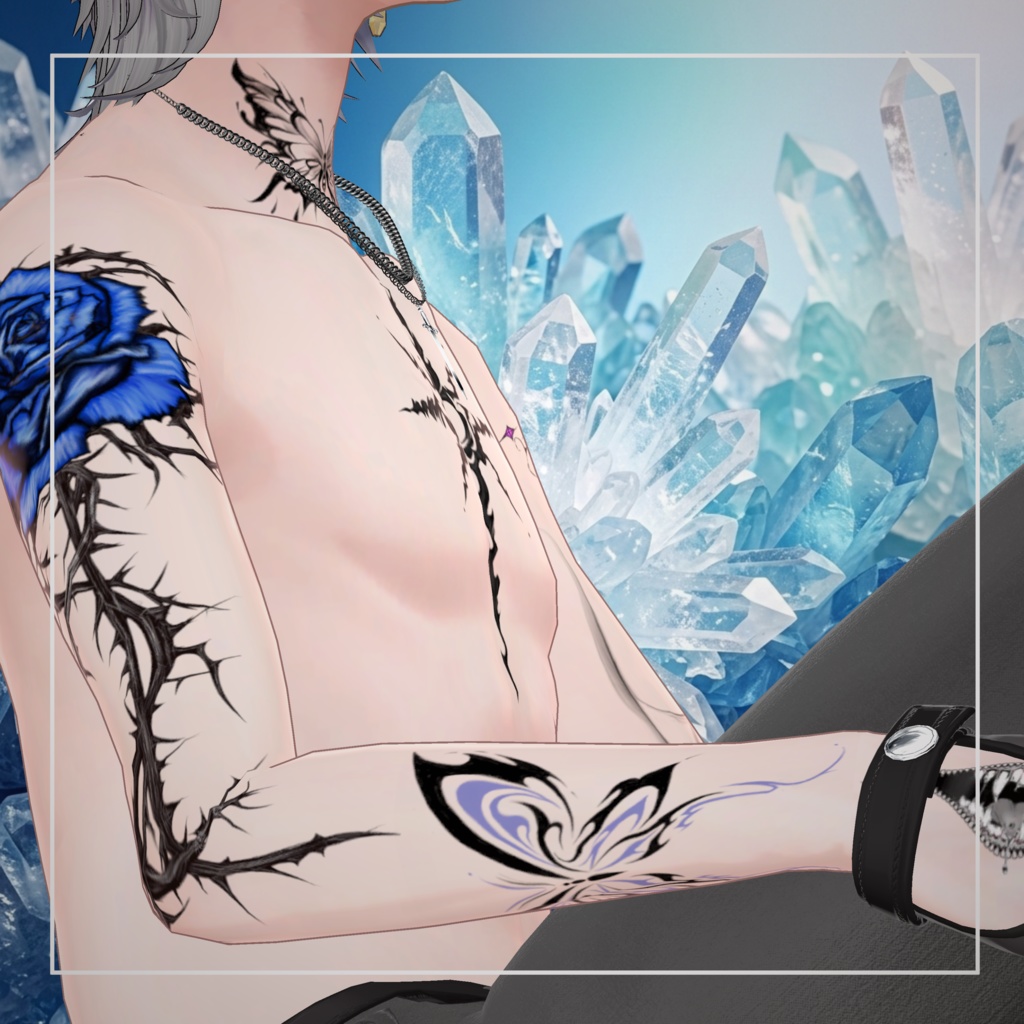 【アルエ専用タトゥーテクスチャ】tattoos fullset【透過PNG】