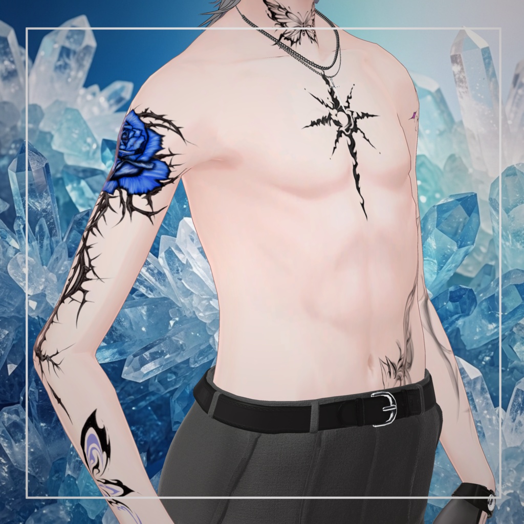 【アルエ専用タトゥーテクスチャ】tattoos fullset【透過PNG】
