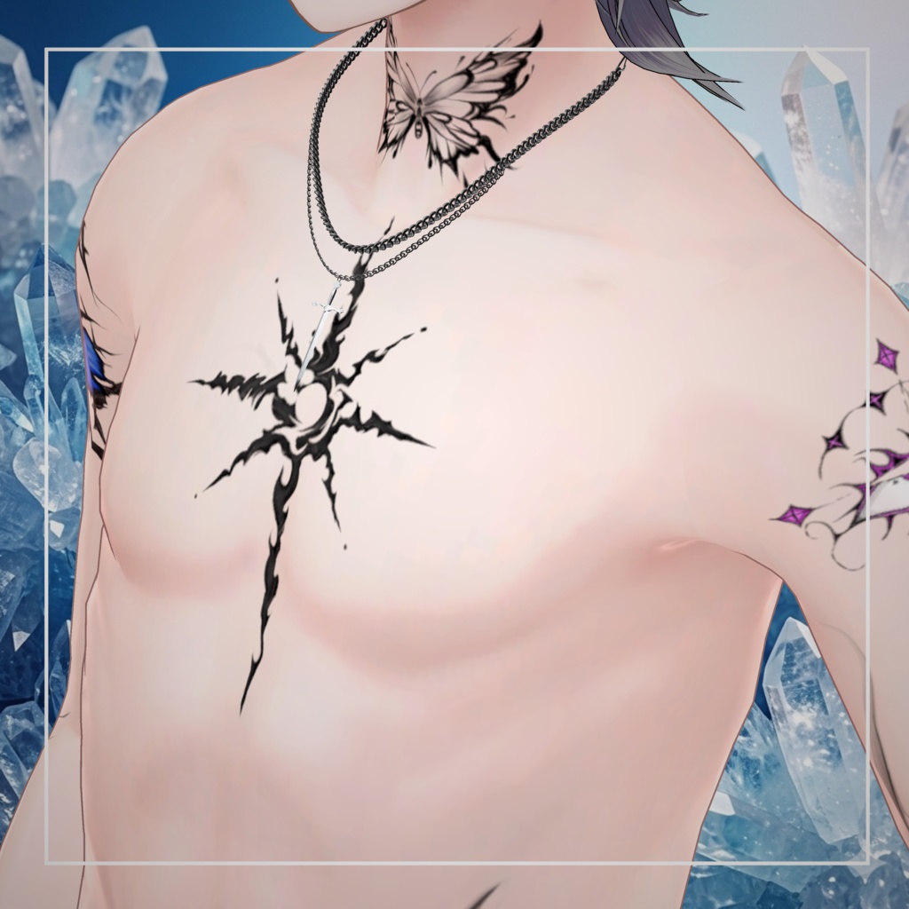 【アルエ専用タトゥーテクスチャ】tattoos fullset【透過PNG】