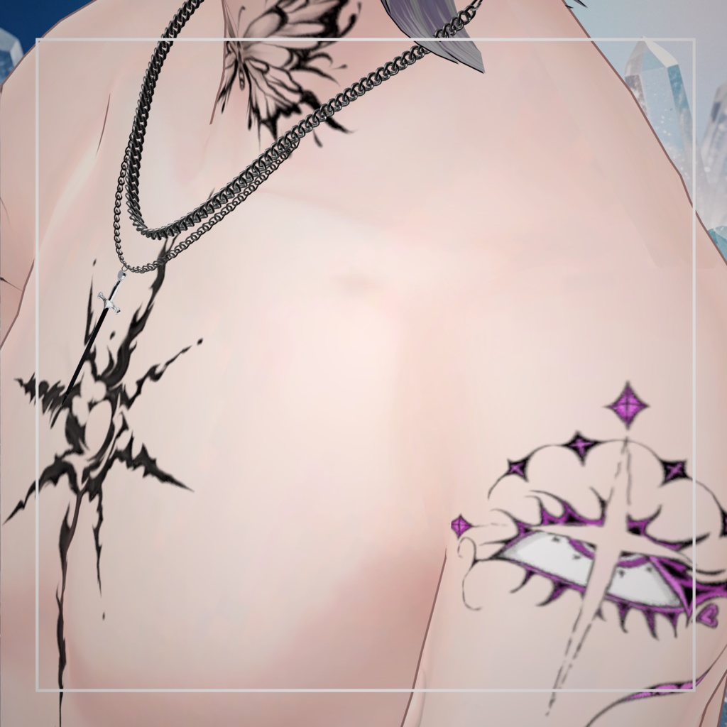【アルエ専用タトゥーテクスチャ】tattoos fullset【透過PNG】