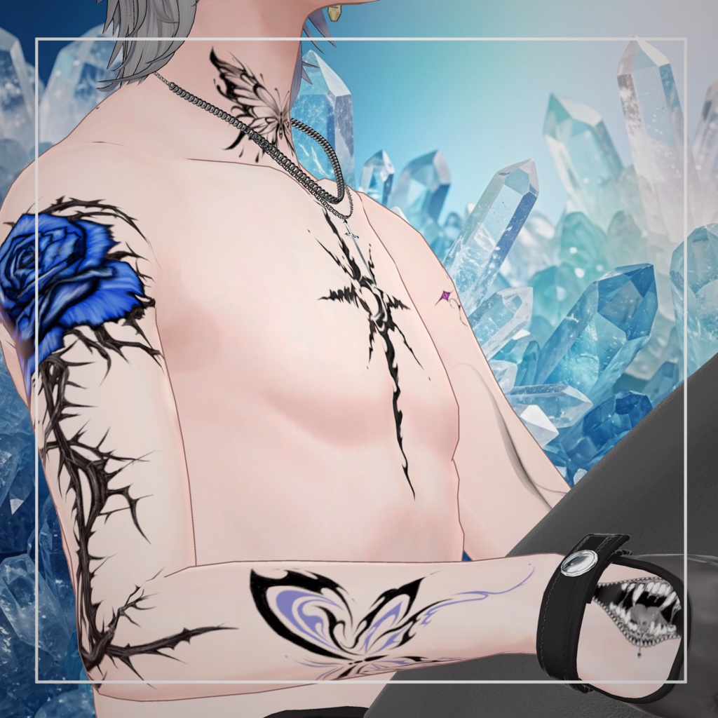 【アルエ専用タトゥーテクスチャ】tattoos fullset【透過PNG】
