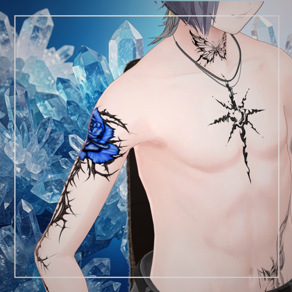 【アルエ専用タトゥーテクスチャ】tattoos fullset【透過PNG】