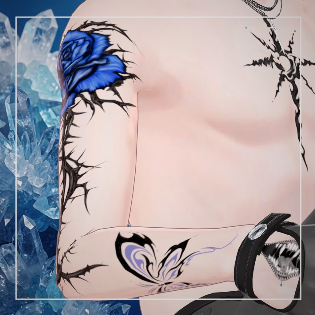 【アルエ専用タトゥーテクスチャ】tattoos fullset【透過PNG】