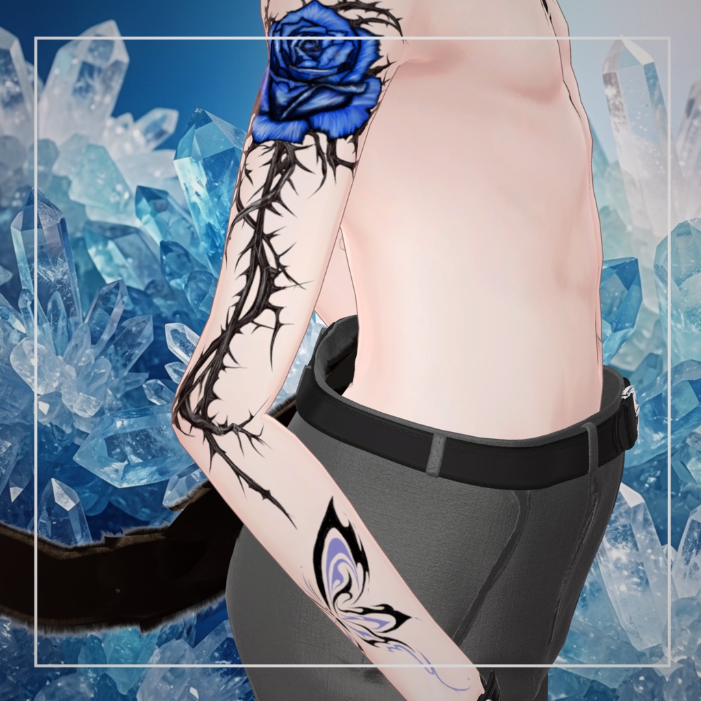 【アルエ専用タトゥーテクスチャ】tattoos fullset【透過PNG】
