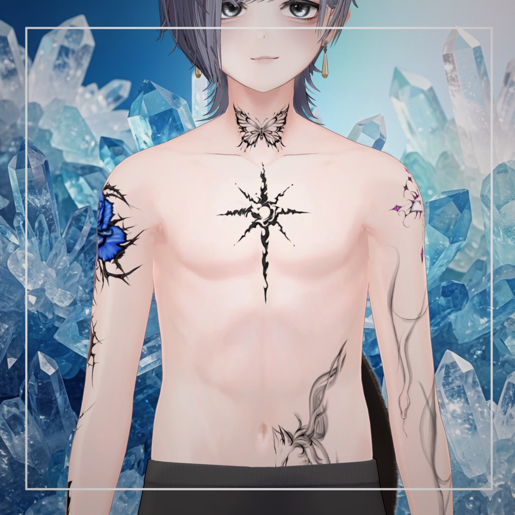 【アルエ専用タトゥーテクスチャ】tattoos fullset【透過PNG】
