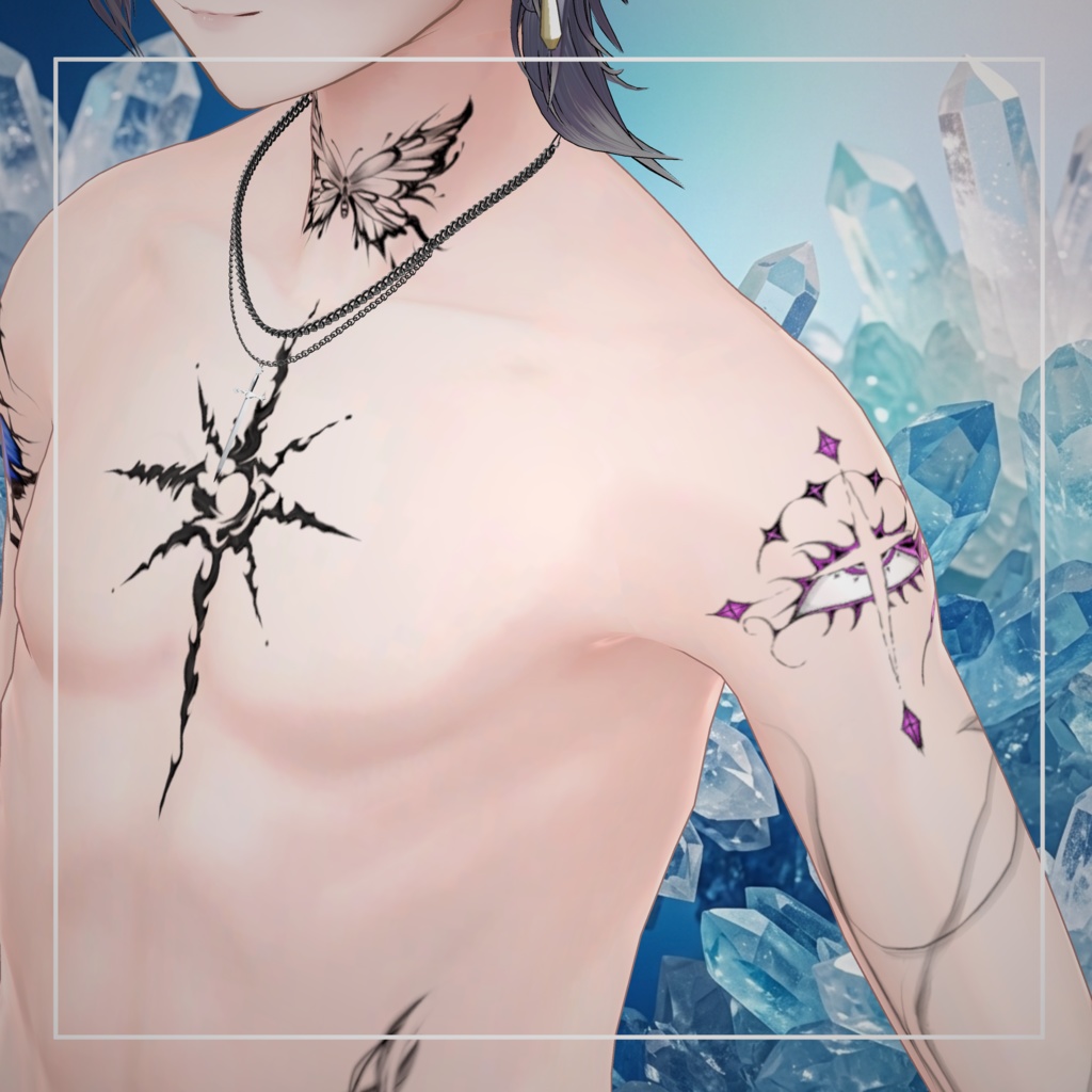 【アルエ専用タトゥーテクスチャ】tattoos fullset【透過PNG】