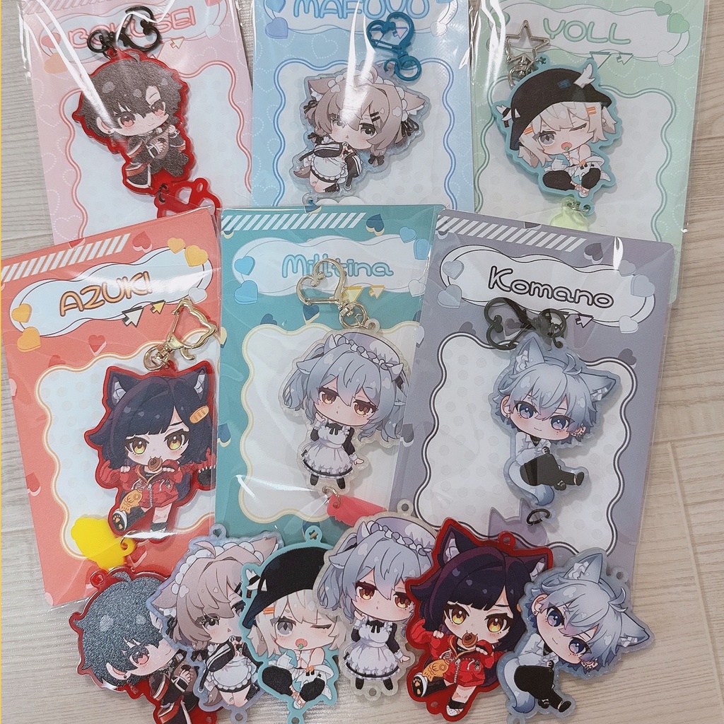 VRCアバター非公式アクリルキーホルダー