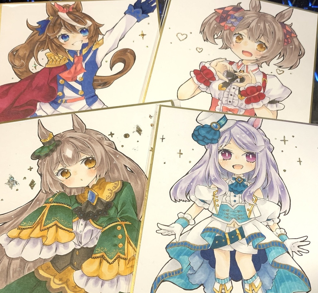 ウマ娘　寸松庵色紙