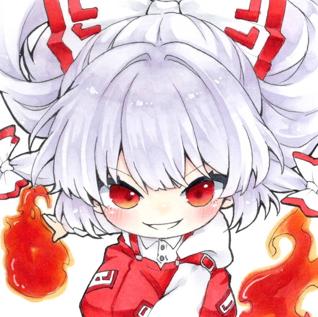 【ミニ原画】藤原妹紅