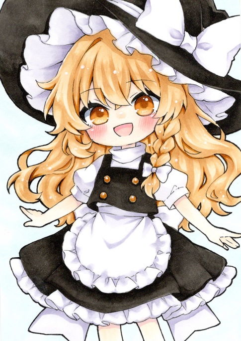 【ハガキ原画】霧雨魔理沙