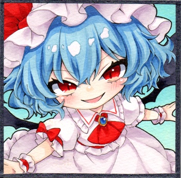 【色紙】レミリア・スカーレット