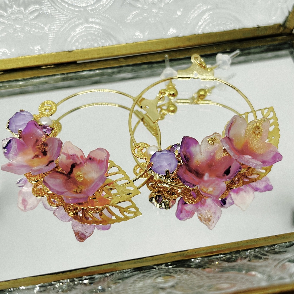 【SH】ヴィオレットイメージピアス(イヤリング)