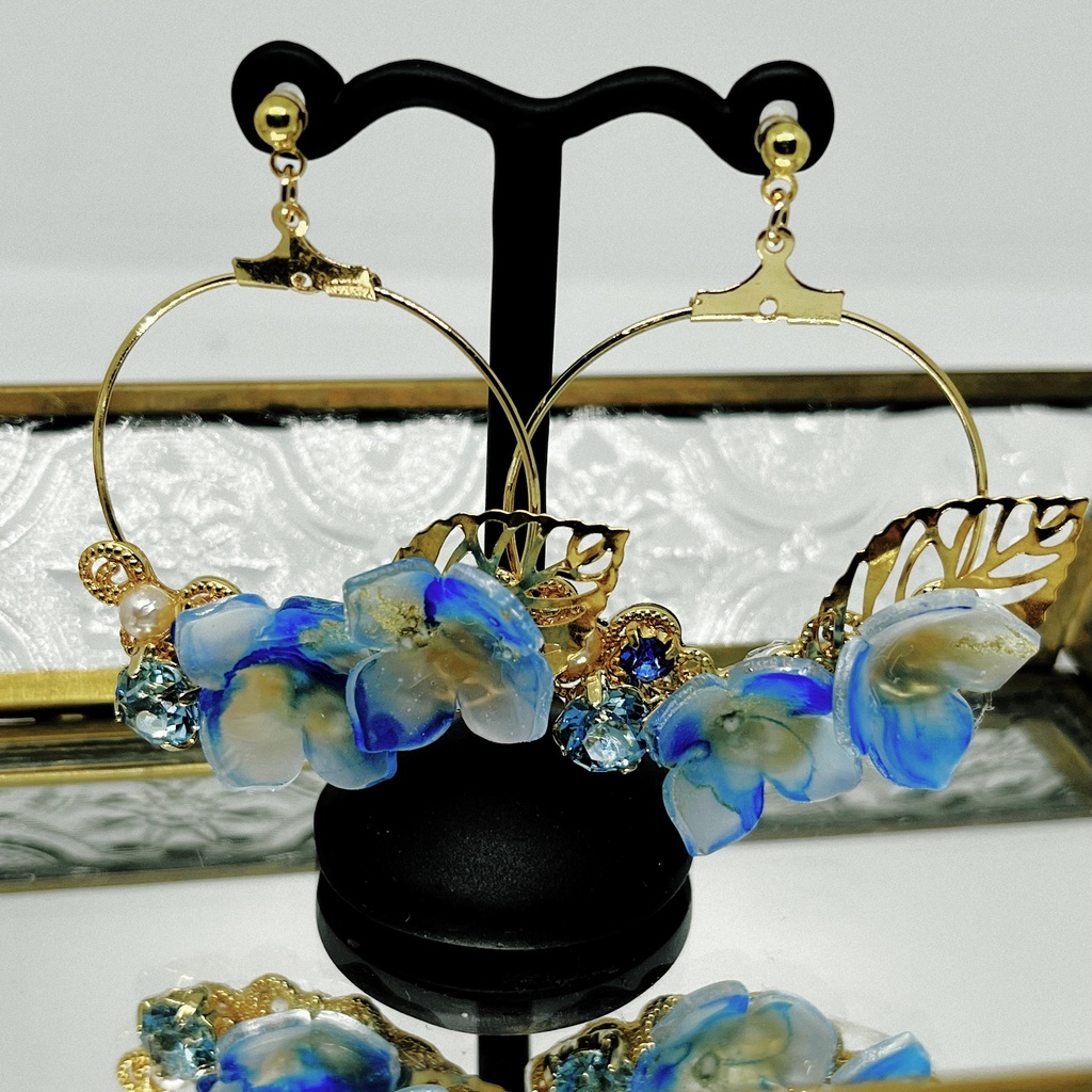 【SH】オルタンシアイメージピアス(イヤリング)