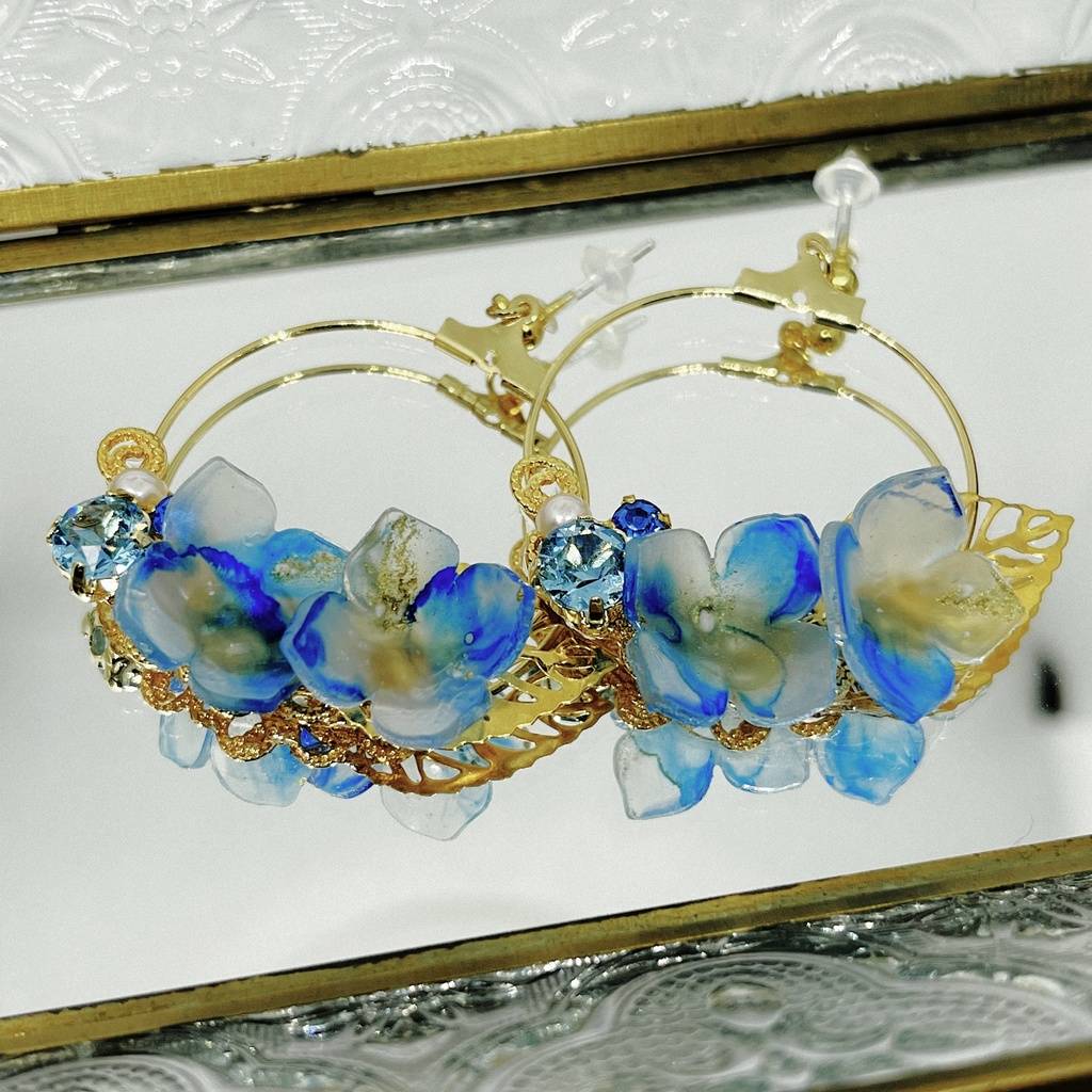 【SH】オルタンシアイメージピアス(イヤリング)