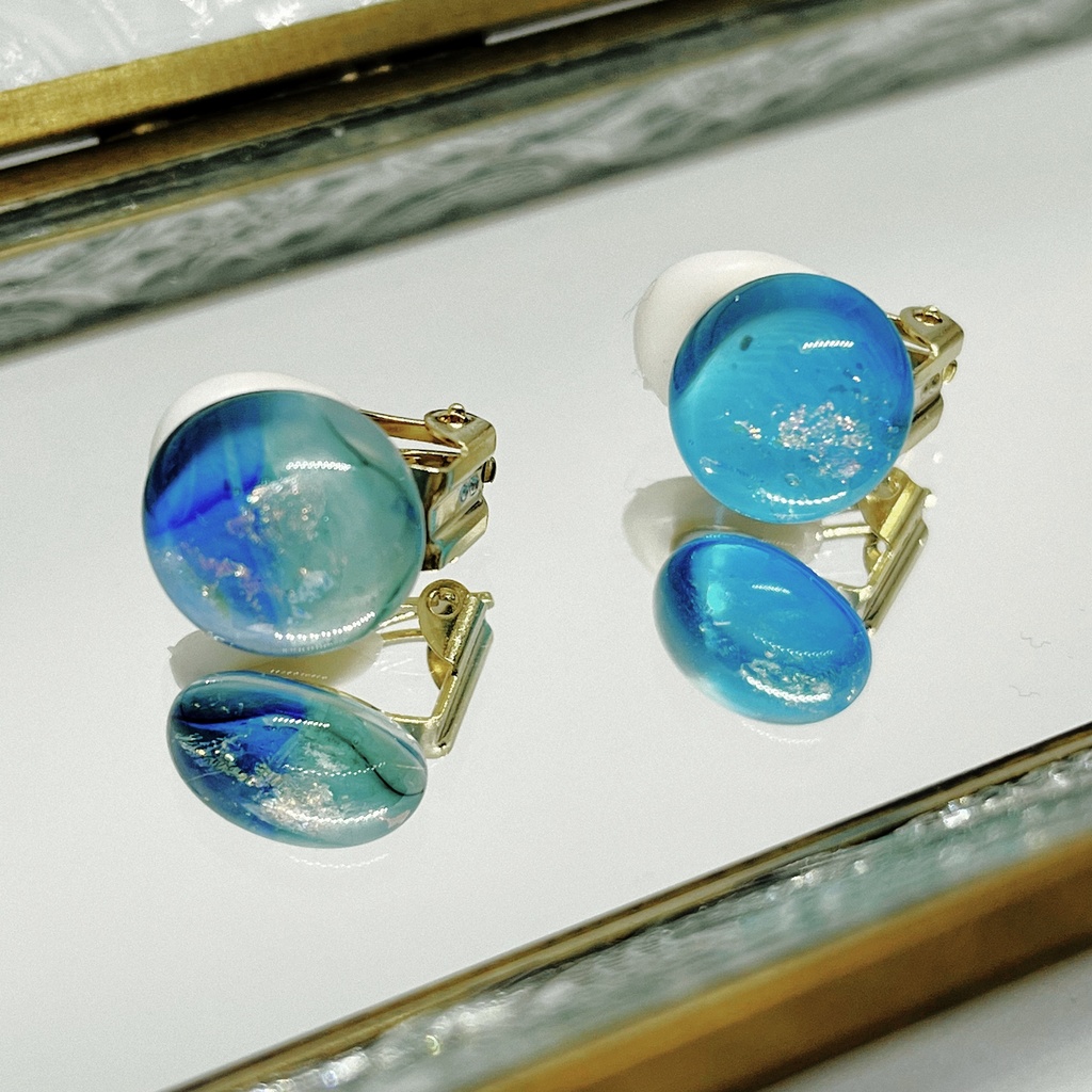 【SH】オルタンスイメージイヤリング