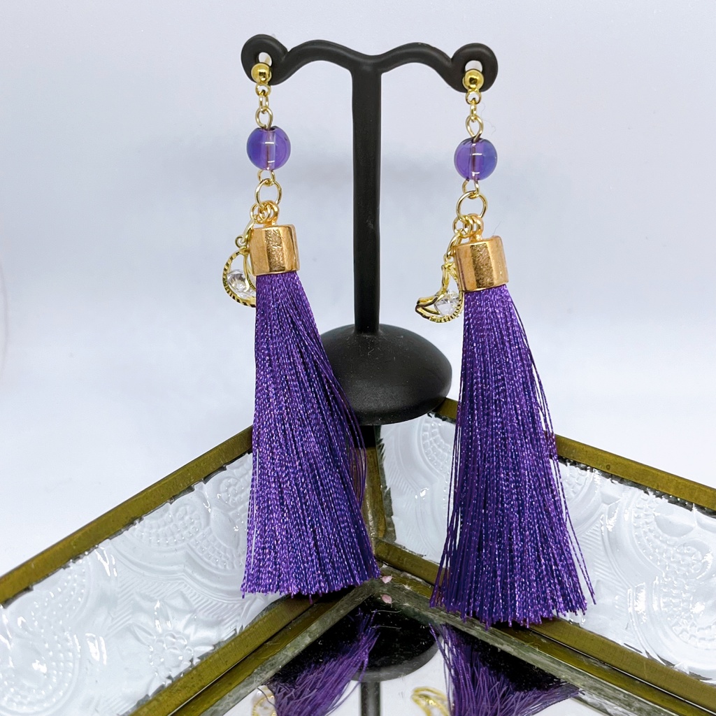 【SH】月人イメージピアス(イヤリング)