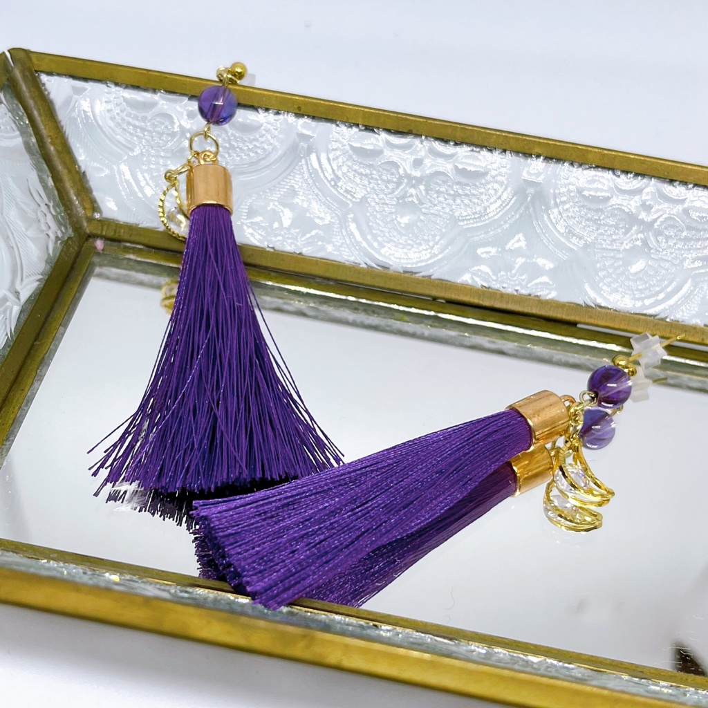 【SH】月人イメージピアス(イヤリング)