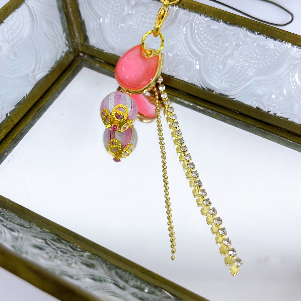 【SH】ねこねこジンジャーモチーフストラップ