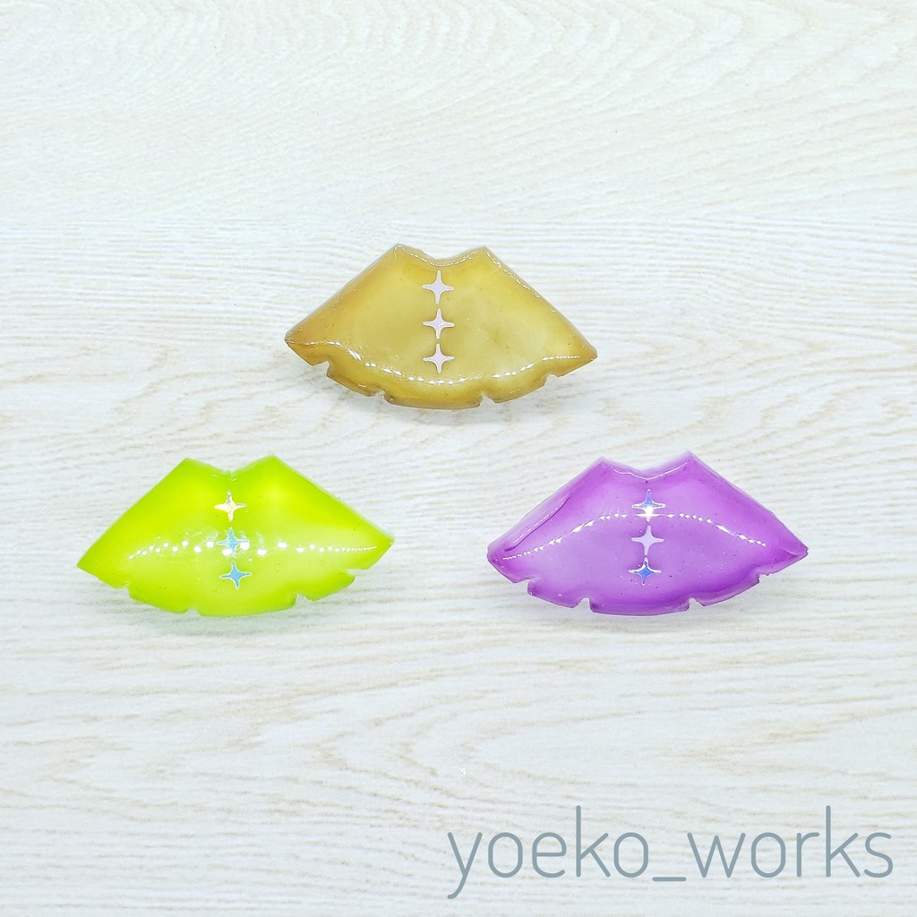 ケープのブローチ(秋カラーセット)