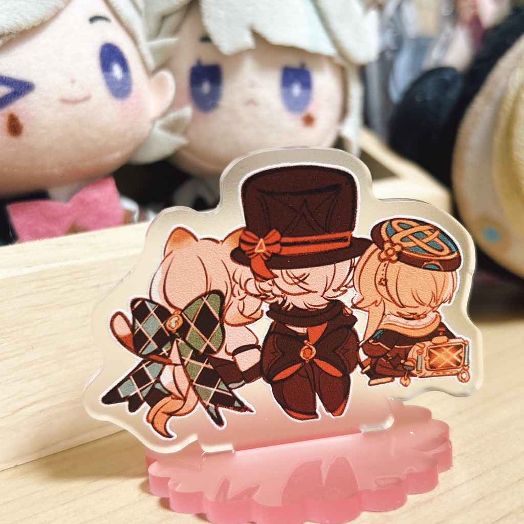 リネリネミネ 後ろアクスタ