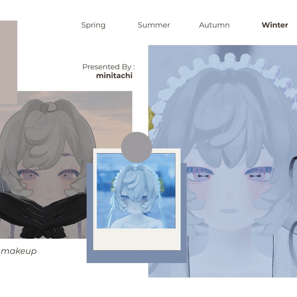 【VRC】Winter makeup【peteinii】