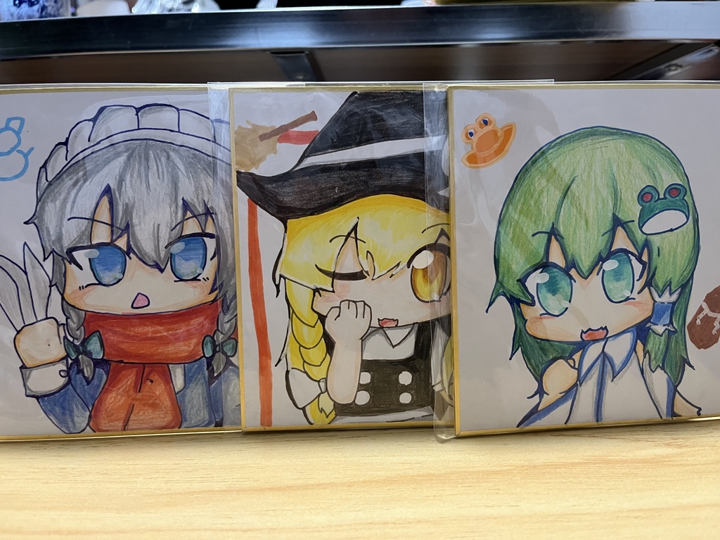 リクエスト　ミニ色紙