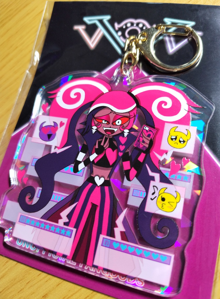 VEESホログラムアクリルキーホルダー