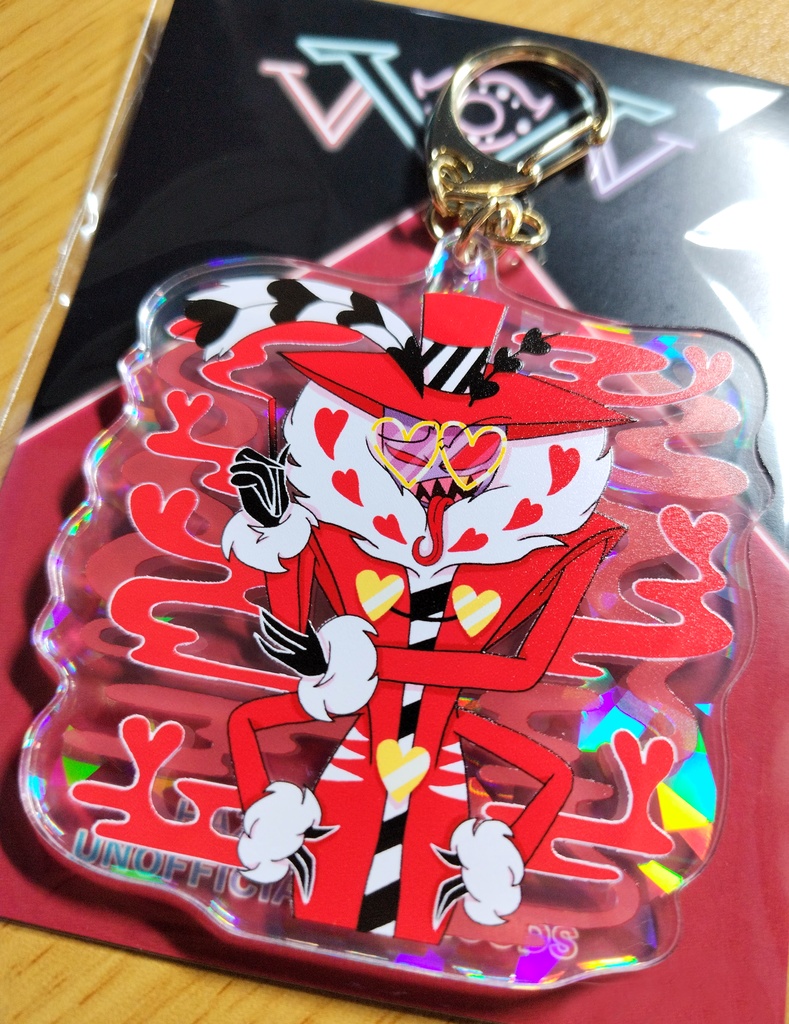 VEESホログラムアクリルキーホルダー